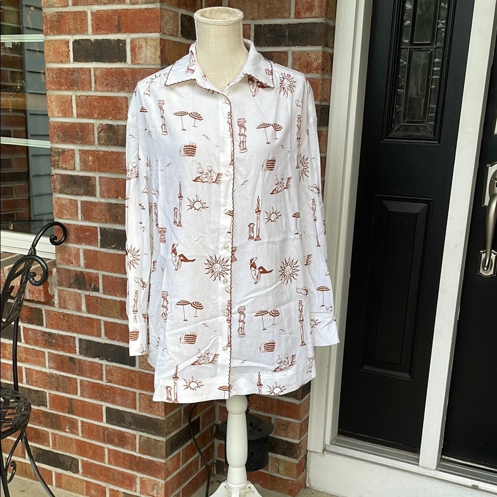 Jane & Delancey‎ Linen Shirt